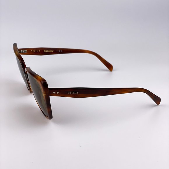 🔥 CELINE CL40047I/S 53E Sunglasses Havana Brown Oversized Women - Picture 4 of 9
